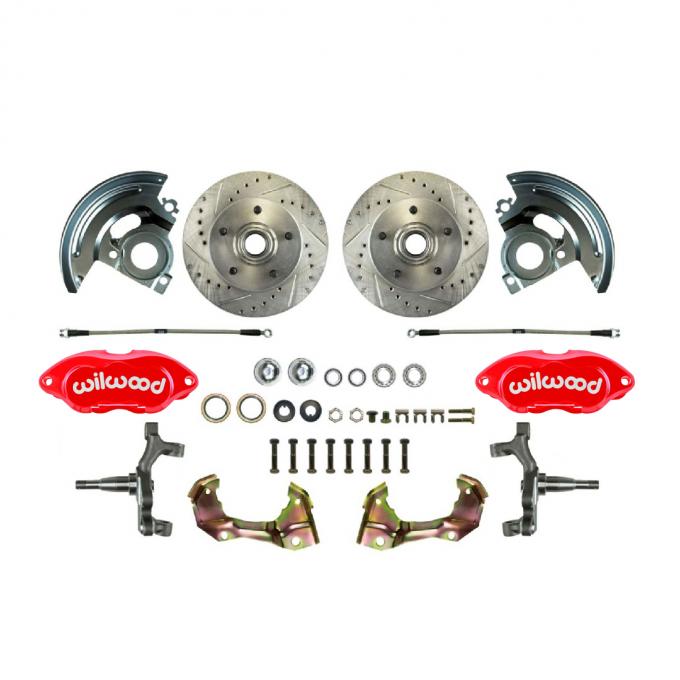 Right Stuff 1964-1972 GM A/F/X-Body, 'At The Wheel' 2" Drop Front Big Brake Upgrade Kit AFXWK32DZ