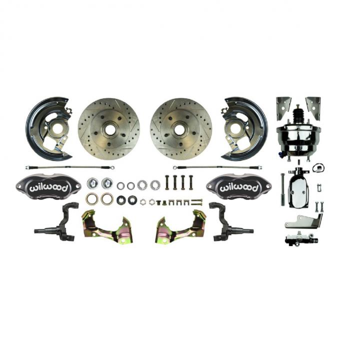 Right Stuff 1964-1974 GM A/F/X Body, Front Power Disc Brake Conversion Kit AFXDC32SX