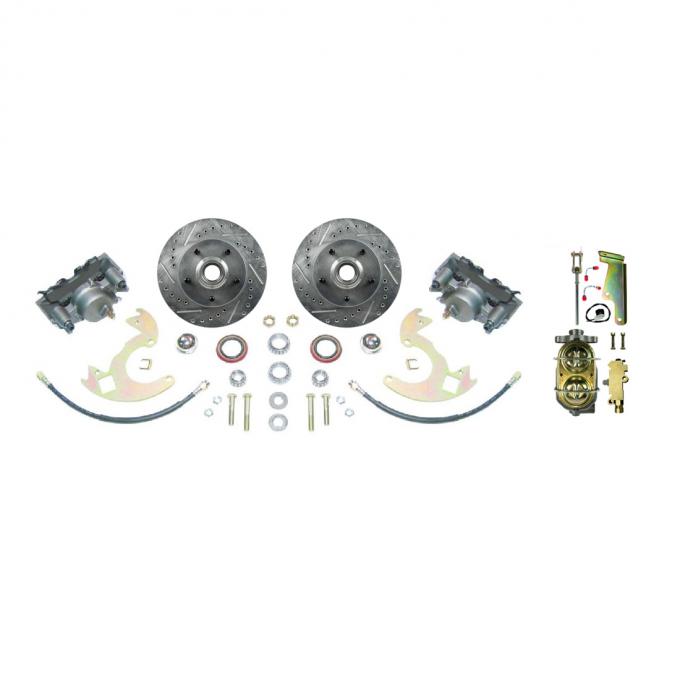 Right Stuff 1964-74 GM A/F/X Front Manual Disc Brake Conversion for Factory 14" Wheel Setup AFXSD14A