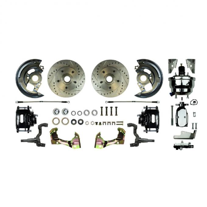 Right Stuff 67-69 GM F/X-Body, Power 8" Booster, Front Disc Brake Conversion Kit AFXDC02CSX