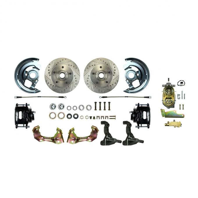 Right Stuff 1967-69 GM F/X-Body, Show N Go, Front Manual Disc Brake Conversion Kit AFXSD02CS