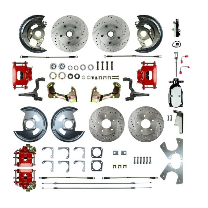 Right Stuff 1967 Camaro/Firebird, Show N Go,4-Wheel Manual Disc Brake Conversion AFXSD42CZX