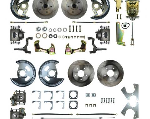 Right Stuff 1967 Camaro/Firebird, 4-Wheel Manual Disc Brake Conversion AFXSD42C