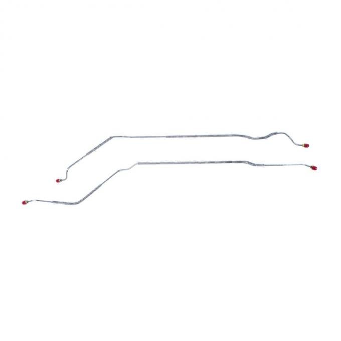 Right Stuff 1968 Pontiac Firebird, Pre-Bent OE Steel Rear Axle Brake Line FRA6803