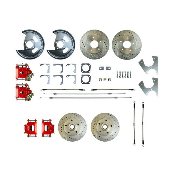 Right Stuff 1970-77 GM F/X-Body, 4-Wheel W/Rear +2 Disc Brake Conversion Kit F70RD05Z