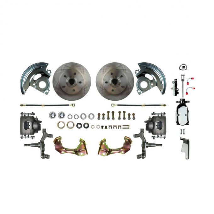 Right Stuff 1967-74 GM F/X-Body, 2"Drop, Front Manual Disc Brake Conversion Kit AFXSD02DX