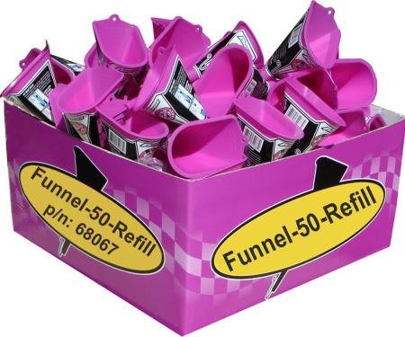 Proform 'No-Mess' Funnel Refill Pack for Merchandiser #68069, 50 Pieces 68067