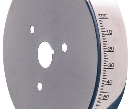 Proform Engine Harmonic Balancer Cover, For SB Chevy using 6-3/4 In. Damper, Chrome 66517CC