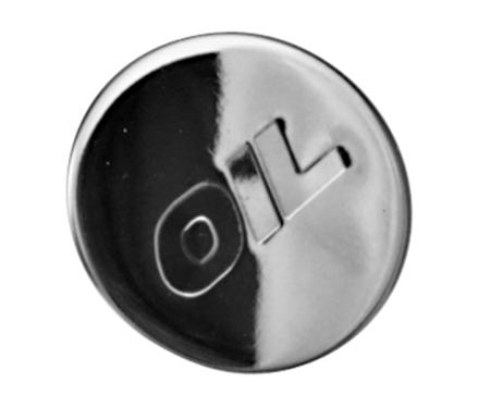Proform Engine Oil Filler Cap, Chrome, Steel, Push-In Style, Fits 1-1/4in. Diameter Hole 66018