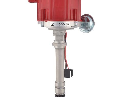 Proform HEI Distributor, Hi-Performance, Built-In Coil, Red Cap, Chevy V8 Engines 55-82 66940RC