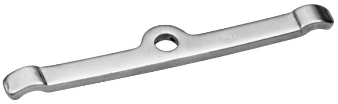 Proform Engine Valve Cover Holdown Clamps, Chrome without Logo, SB Chevy/SB Ford, 4 Pcs 66002