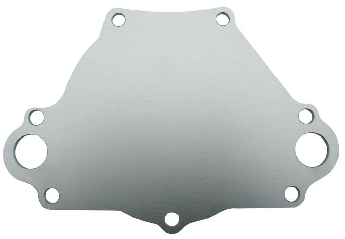 Proform Water Pump Backing Plate, SB Mopar Engines, Billet Aluminum, Natural Finish 66237