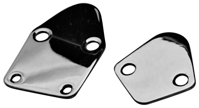 Proform "Fuel Pump Block-Off Plate, Chrome, Fits BB Chevy 66107
