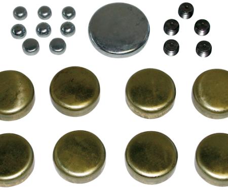 Proform Brass Freeze Plug Kit, For Ford 351C/M-400 Engines, All Sizes Needed Included 66555