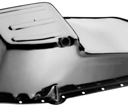Proform Oil Pan, Street Type Unit, Chrome Plated Steel, Fits Small Block Chevy 1965-1979 66162