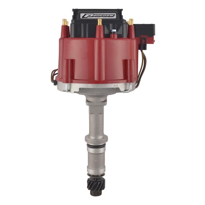 Proform HEI Distributor, Street/Strip, Built-In Coil, Red Cap, Buick Even Fire V6 Engine 67090