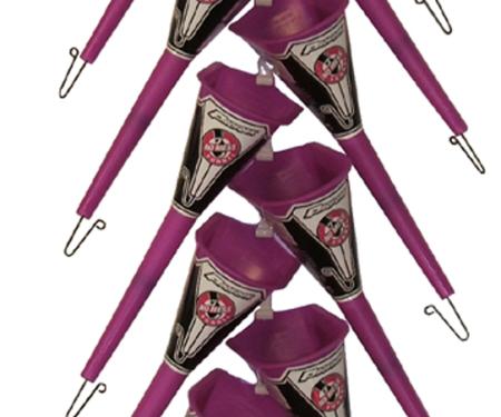 Proform No-Mess Funnel In-Store Merchandiser, Hanging Clip-Strip with 12 Funnels 68071