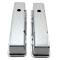 CFR Performance Aluminum Tall Ball Milled Valve Covers Fits 1958-1986 Chevy SB 283-400 - Polished HZ-6720-1-POL