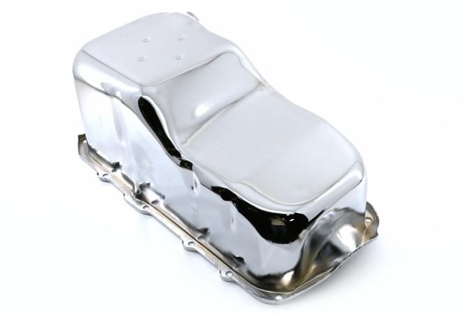 CFR Performance Steel Oil Pan - Fits 1981-1989 Chevy/GM 2.8L V6 - One-Piece Rear Main HZ-7465