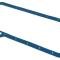 CFR Performance 1958-79 Chevy Small Block Oil Pan Rubber Gaskets - Thick - Blue/Black HZ-7489