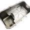 CFR Performance Steel Oil Pan - Fits 1981-1989 Chevy/GM 2.8L V6 - One-Piece Rear Main HZ-7465