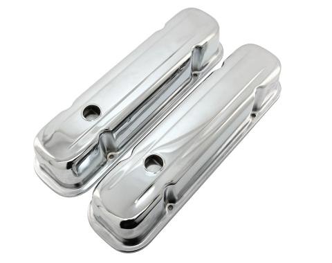 CFR Performance Steel Tall Valve Covers Fits 1959-1979 Pontiac V8 301-455 - 1 Hole HZ-9300