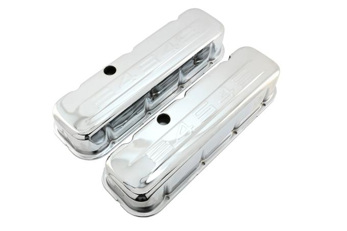 CFR Performance Tall Steel Valve Covers Fits 1965-1995 Big Block Chevy BBC 396 - 454 Logo HZ-9843