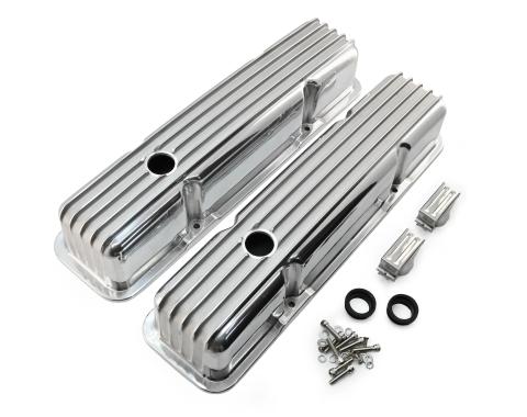 CFR Performance Aluminum Tall Valve Covers Fits 1958-86 Chevy Small Block 283-400 - Full Finned HZ-6720-3