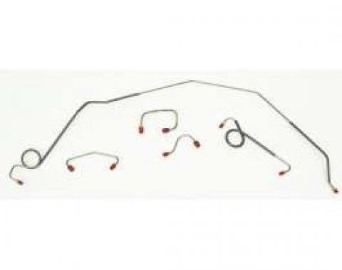 Camaro Brake Line Kit, Power Disc, Stainless Steel, 1970