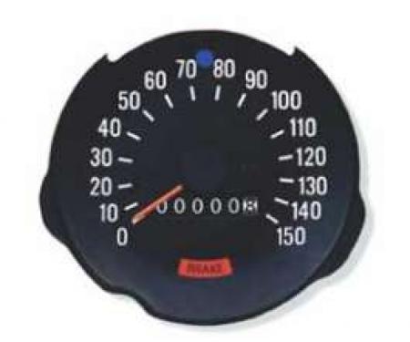 Camaro 150 MPH Speedometer, Without Speed Warning, 1970-1974