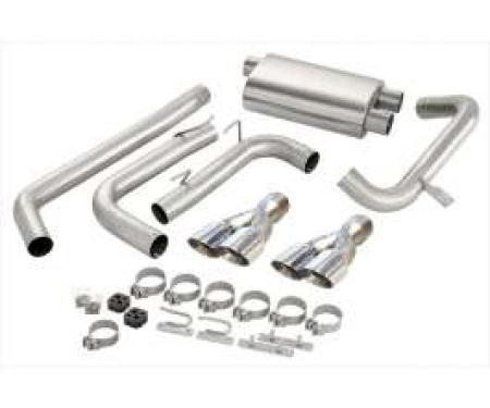 Camaro Exhaust System, Power-Pulse, With Pro-Series 3-1/2 Tips, CORSA, 1998-2002