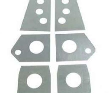 Camaro Subframe Mounting Points Repair Plate Set, Lower, 1967-1981