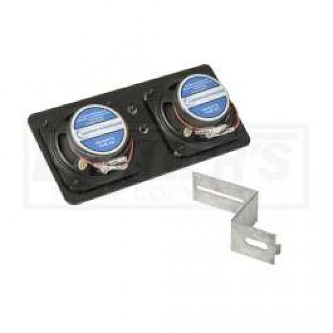 Camaro In-Dash Speaker, For Cars Without Air Conditioning, Custom Autosound, 1967-1969