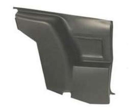 Camaro Rear Side Panel, For Standard Interior, Left, Black, 1970-1971