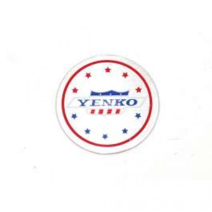 Camaro Wheel Ornament Decal, Yenko, 1967-1981