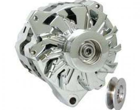 Camaro Powermaster Alternator, 105 AMP Chrome, 1988-1992