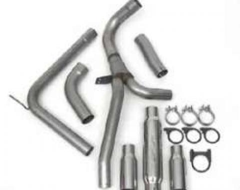Camaro SLP Loud Mouth II 3.5 Exhaust System, Slash Tips, 1998-2002