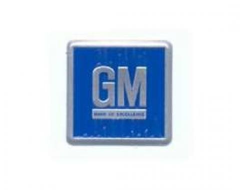 Camaro GM Mark Of Excellence Door Plate, 1968-1969