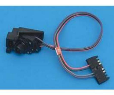 Camaro Windshield Washer Switch, For Cars Without Tilt Column & Delay Wipers, 1982-1983