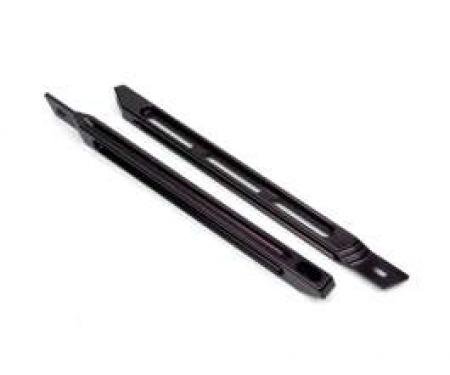 Camaro Fender To Radiator Support Bars, Black Anodized, 1970-1981