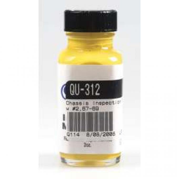 Camaro Chassis Inspection Marking Paint, Yellow #2, 1967-1969