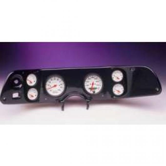 Camaro Dash Panel, With 6 AutoMeter Cobalt Gauges, Carbon Fiber, 1970-1978