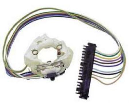Camaro Turn Signal Switch Assembly, With Adapter, For Cars With Tilt Or Non-Tilt Steering Column, 1969