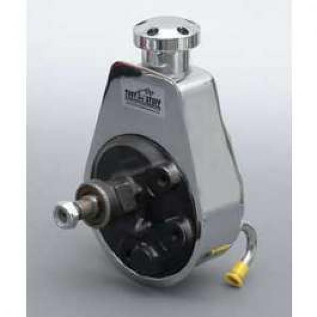 Camaro Power Steering Pump, Chrome, 19701974