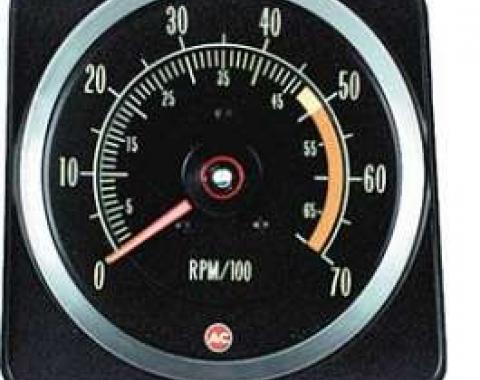 Camaro Tachometer, 5000 RPM Redline, 1969