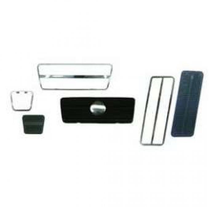Camaro Pedal Pad & Trim Kit, For Cars With Front Disc Brakes & Automatic Transmission, 1969-1981