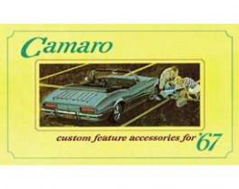 Camaro Custom Feature Accessories Booklet, 1967