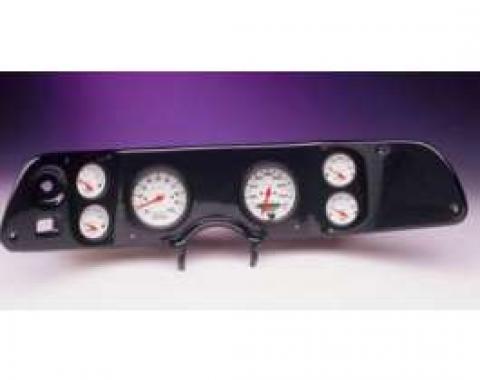 Camaro Dash Panel, With 6 AutoMeter Cobalt Gauges, Carbon Fiber, 1970-1978