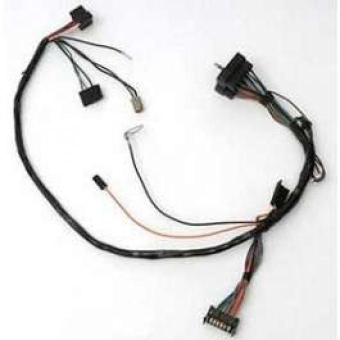 Camaro Dash Instrument Cluster Wiring Harness, With Warning Lights & Seat Belt Warning, 1972