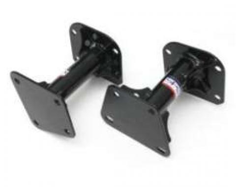 Camaro Motor Mounts, Solid, Tubular, Black, 1998-2002